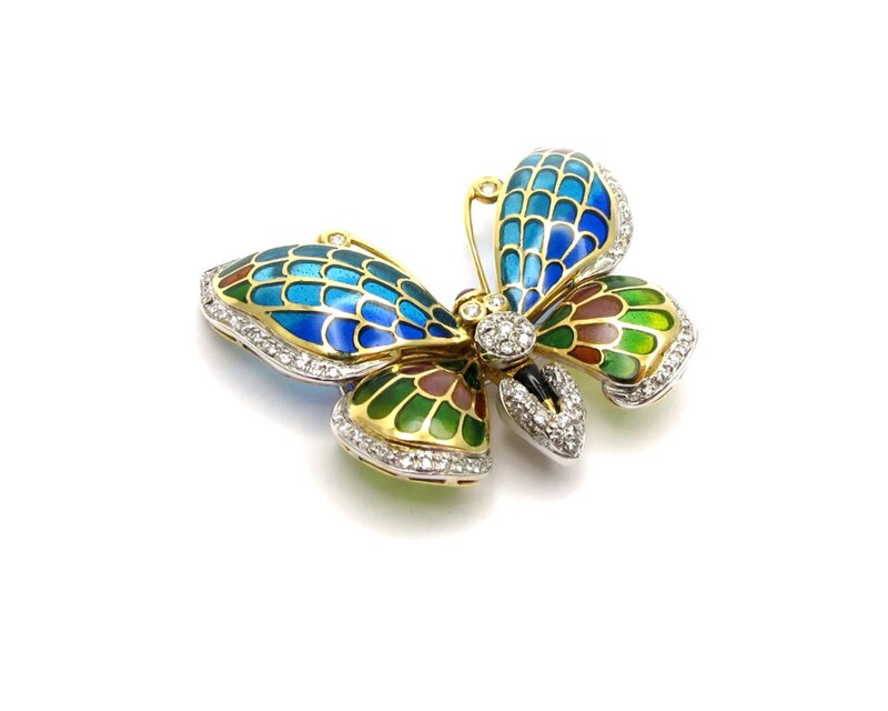 Schmetterling Brosche