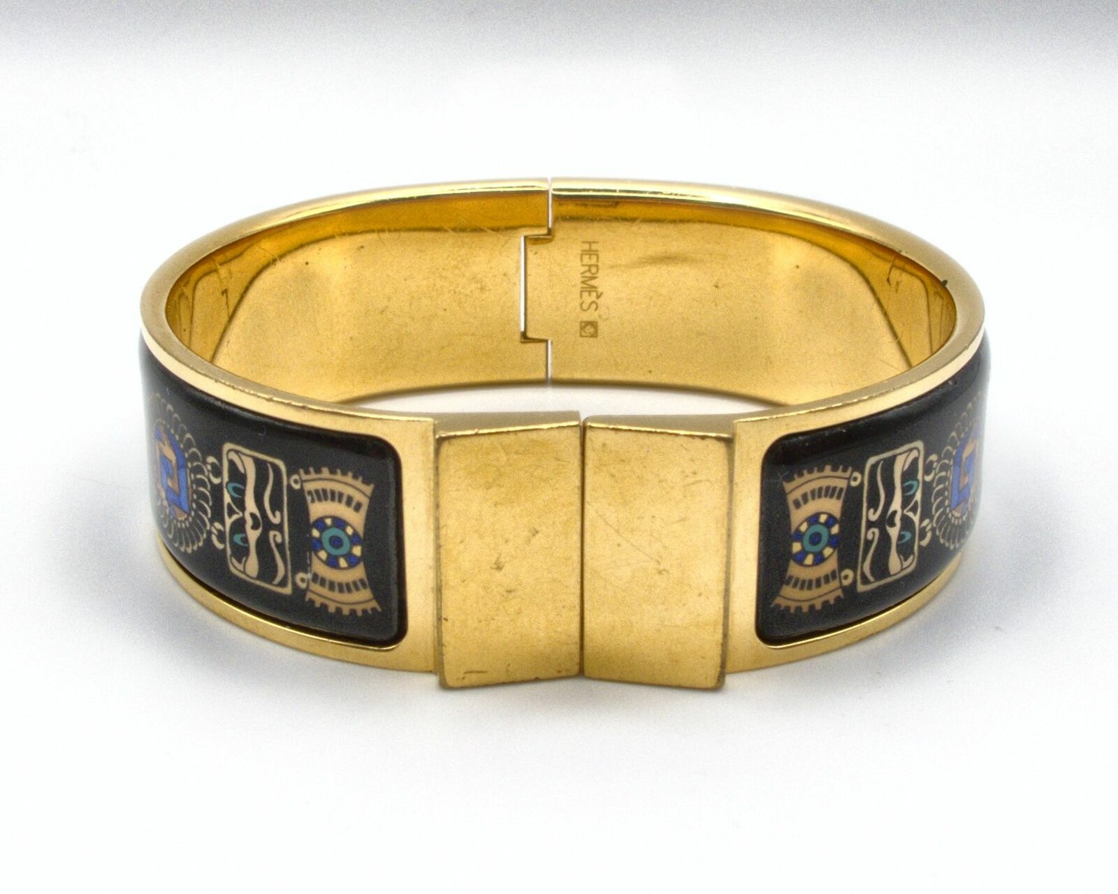 Produktfoto: HERM&Egrave;S ARMREIF VERGOLDET EMAILLE 17,0 CM JG 960100211000012